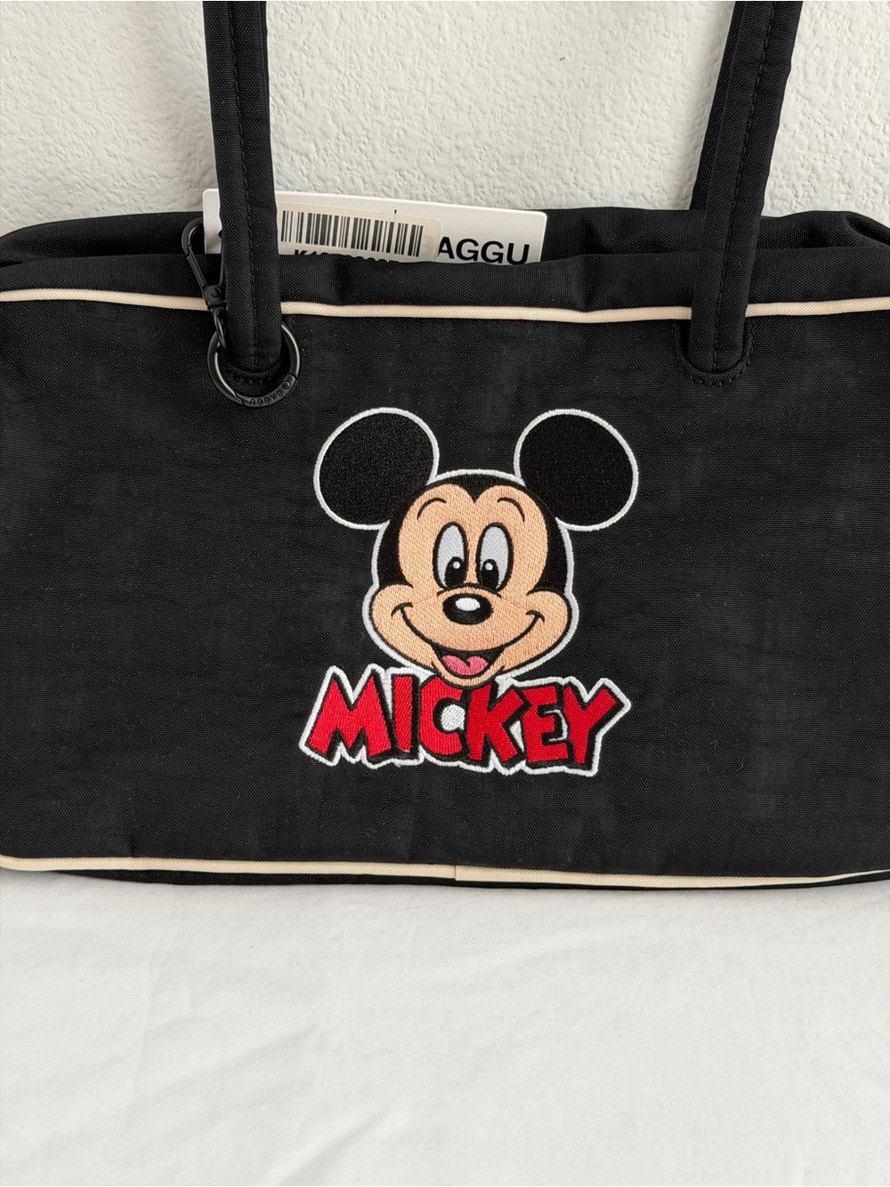 NWT Baggu Nylon Bowler Bag in Embroidered Mickey Mouse Club - Picture 2 of 5